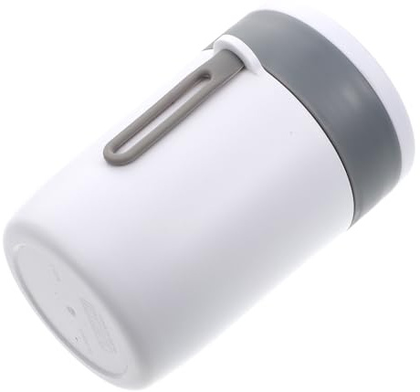 Homoyoyo Portable Thermal Soup Cup Insulated Food Jar with Sealing Lid for Breakfast Milk Porridge Oatmeal Environmentally Friendly Material Comfortable Grip for Travel and Office Use