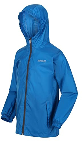 Regatta Kids' Pack It Waterproof Packaway Jacket, Breathable & Taped Seams - Perfect for Outdoors, Walking, Hiking & Camping