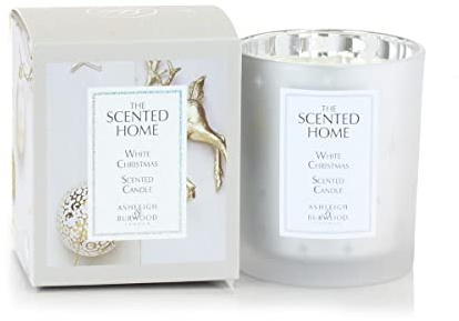 ASHLEIGH & BURWOOD Scented Home White Christmas 225g Glass Candle