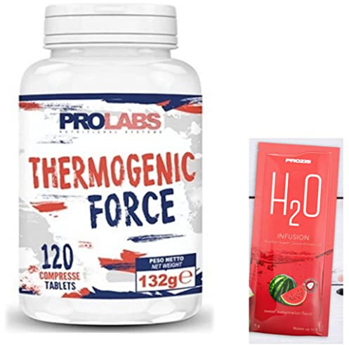 Prolabs Nutritional Systems Thermogenic Force 120 capsule + H20 Prozis in regalo - Potente Formula bruciagrassi naturale