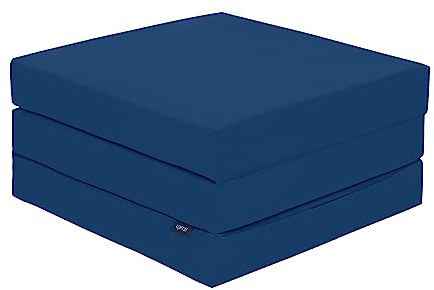 Ready Steady Bed - Materasso pieghevole singolo Z | Letto a cubo pieghevole resistente all'acqua | Materasso per bambini e ospiti per soggiorno e camera da letto | Pouf futon comodo | Divano sedia