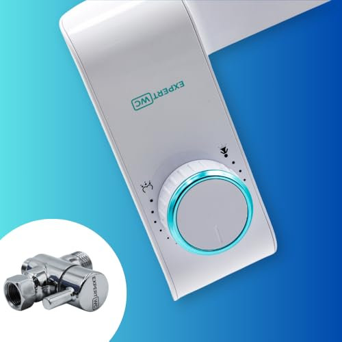 Kit Complet Toilette Japonaise Autonettoyante - Marque Française - Bidet Japonais avec Jet réglable d'eau - Lavant et Nettoyant Fesses - Abattant Amovible Hygiène Moderne - Ultra Slim