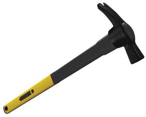 2PZ MARTELLO DA CARPENTIERE CON MAGNETE E MANICO IN FIBRA DI VETRO - gr.300 - manico mm.500