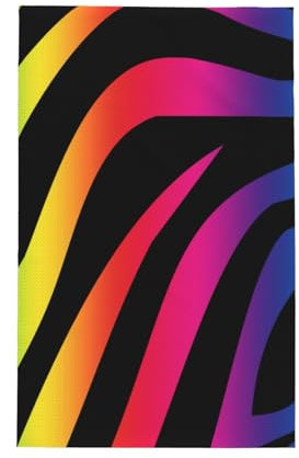 HSZSQZWH Küchenhandtuch mit Zebramuster – Super saugfähiges und schnell trocknendes Geschirrtuch, Mehrzweck-Baumwollhandtuch für Küche und Haushalt, Gastgeberin Geschenk