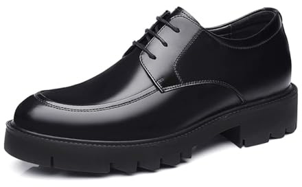 Scarpe Uomo Pelle Formale Business Lavoro Scarpe Basse Vintage Cerimonia Eleganti Oxford Scarpe Stringate Francesine in Pelle Brogue Scarpe Derby Comode Classiche Sposa Casual Scarpe da Sera