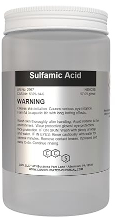 Sulfamic Acid | Premium High-Quality Cleaning and Descaling Agent | Multipurpose Acid for Industrial and Household Use | Kosher Grade - 1000 Grams