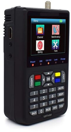 Receptor de satélite Buscador V9, medidor de buscador de TV Digital por satélite, buscador de satélite LCD de 3,5 pulgadas, buscador de señal de satélite Digital para Antenas de Sistemas de Recepción