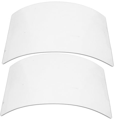 FUTUREORYY 2pcs Sandblasting Hood Lens Dust Mask Protective Cover for Construction Work and Grinding Operations