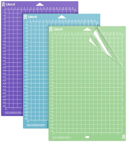 Likcut Multipack de 3 Tapetes de Corte para S41 (Verde, Azul, Lila)