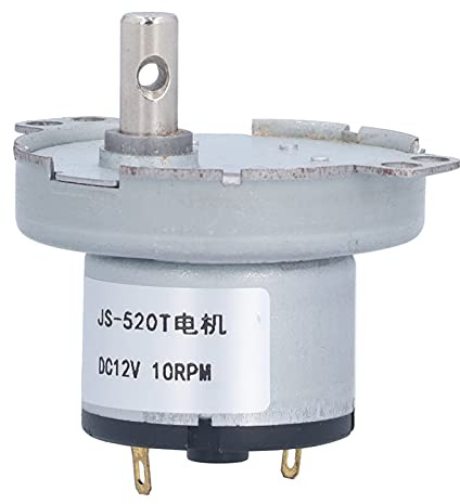 BONKZEBU Växelmotorreduktion Utrustning för Växellåda Industriell Kontrolltillbehör för Fönsteröppnare DC12V 10RPM JS-520T