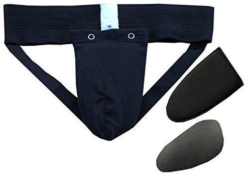 Lady Tiefschutz/ Damen Tiefschutz / Frauen, Kinder Unterleibschutz, Suspensorium für Kampfsport, Kickboxen, Muay Thai, Thaiboxen, Taekwondo und Ballsport. Für Erwachsene und Kids. Farbe schwarz (S)