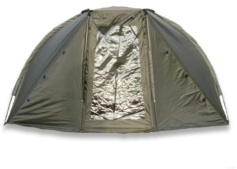 Zebco Z-Carp Bivvy 255x125x180cm - Angelzelt zum Nachtangeln, Wetterschutz für Angler, Zelt zum Angeln, Angelbivvy
