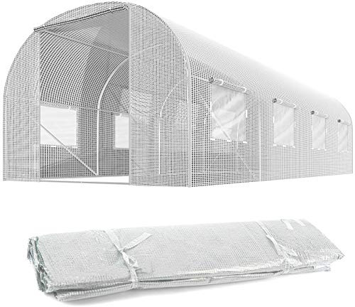 Plonos Lámina de repuesto para túnel de jardín, invernadero, varios tamaños (2,5 x 4 m)