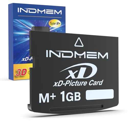 INDMEM xD-Picture Card 1GB Type M+ XD Memory Card Digital Camera Memory Card for Olympus Fuji Fujifilm Digital Camera