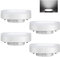 ILEEDear Bombilla GX53 LED 9W, 990LM, Blanco Frío 6500K, Equivalente Bombillas Halógenas 71W, Bombilla LED GX53 para Armarios, No Regulable, Paquete de 4