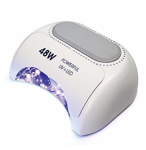 LED UV Nagellampa, LED UV Nagellampa Dual Chip UV+LED Lampa 48W Snabbhärdande Nageltork Digital Timing Handsensor Lack Solidify Manikyrmaskin,för Hem och Nagelsalong