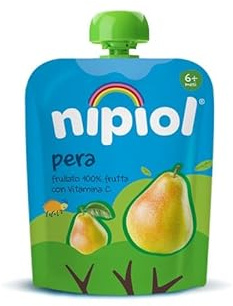 Nipiol Pouch Pera 85g (6 pezzi)