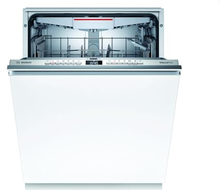 Bosch SBH4HCX48E Serie 4 Smarter XXL-Geschirrspüler vollintegriert, 60 cm breit, bis 92,5 cm extra hoch, Besteckschublade, Made in Germany, Silence Programm besonders leise