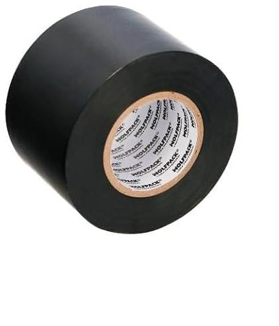 WOLFPACK LINEA PROFESIONAL 14063155 Profesional Negra Espesor 0.13 mm. Ancho 50 mm. Rollo 25 Metros Electricista, Cinta Aislante Cables, Multicolor