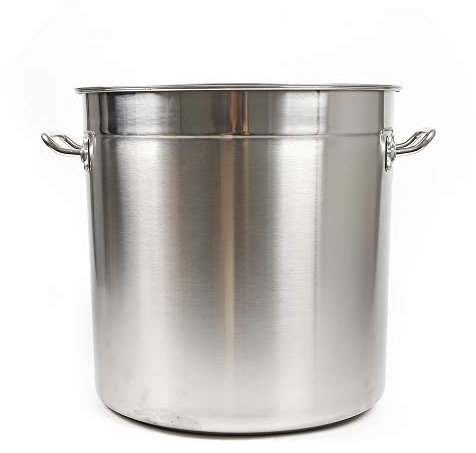 WWENDNDYS Kochtopf mit Deckel Suppenterrine 35 Liter Crock Pot Camping Pot 35-Liter-Edelstahl-Suppentopf