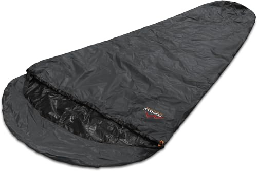 Schlafsacküberzug Biwaksack - 100% Wind- und wasserdicht, Atmungsaktivität: 3000 MVP (230 cm x 90 cm) Anthrazit 230 x 90 x 60 cm - RV Links