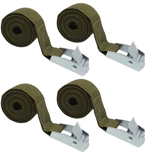 Sangles De Transport Déménagement, 4 Pièces Sangles De Serrage Automatique 2.5 X 100cm Sangles De Serrage Moto Moto Car Trailer Mounting Ring Petites Sangles De Serrage
