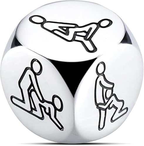1PC Juegos de Dados,Regalo Original para Hombres - Novio y Novia Aniversario de la Pareja Juego de Roles para Principiantes.