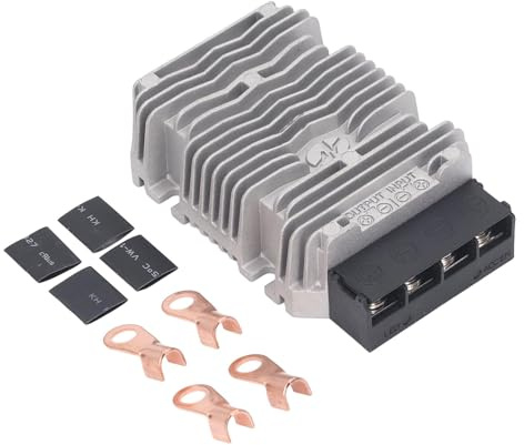 AKLOSIPY Transformator 48V Till 24V DC-omvandlare med 1440W Uteffekt, Högeffektiv Strömförsörjning för Fordon och Utrustning