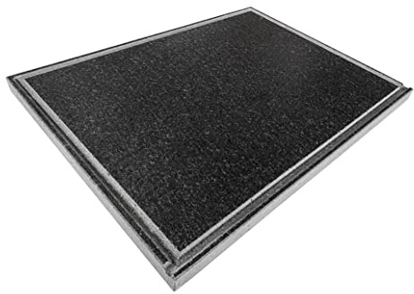 Placa de piedra volcánica aceitar – refractaria del Etna para horno eléctrico y gas, barbacoa, parrilla para pizza y carne – Medidas a elegir (20 x 20 cm3)
