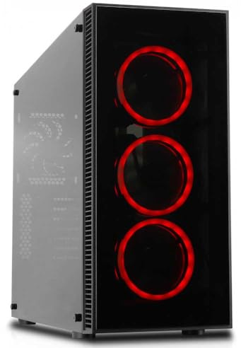 Caja COOLTEK Vier Midi Tower RGB Negro ATX/M-ATX/ITX