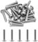 Cjueiom Lot de 20 vis M4 pour poignée de porte, vis de poignée de 20 mm, boulons mécaniques en acier inoxydable 304, tête de rondelle cruciforme pour cuisine, chambre à coucher, tiroir, placard