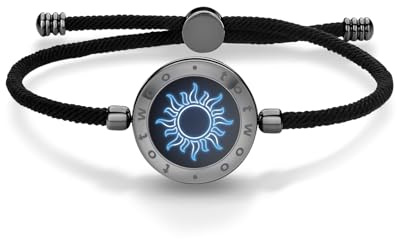 TOTWOO Bracelet Couple Connecté Vibrant, Bijoux d'Amoureux Tactiles à Distance, Cadeau Romantique pour Femme et Homme