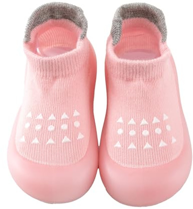 Baby Girls Boys First Walking Shoes Anti Slip Slippers Socks Barefoot Shoes Toddler Infant Non Slip Sole Shoes Breathable
