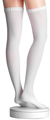 Activa - Calze Autoreggenti Antitrombo Punta Aperta per Profilassi Trombosi Pre, Intra e Post Intervento Chirurgico | Classe 1 18–24 mmHg Compressione Graduata | Made in Italy