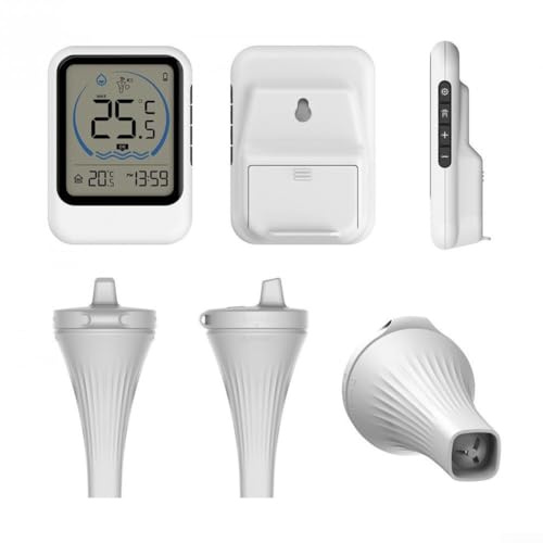 Pooltermometer, trådlös IP68 exakt temperaturövervakning, simning akvarium badkar flytande vatten