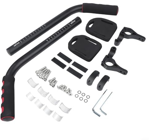 Glomc Aluminum For TT Handlebar For Aero Bars For Road Mountain Bike, Adjustable For Triathlon Time Trial Cycling Hand Rest With 22Mm Diameter Grip Tray(0608type)
