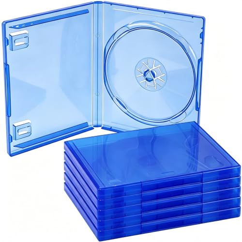 Ps5-förvaringsfodral För Spelskivor - 5-pack Cd-fodral För Playstation 5 - Hållbart Skydd För Reservspelskivor