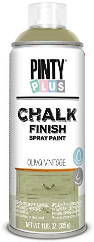 Pintura spray a la tiza PINTYPLUS CHALK 520cc oliva vintage CK803