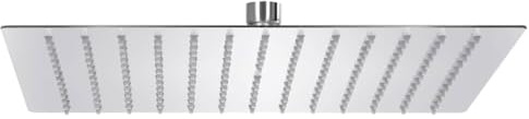 vidaXL Regenbrause Anti-Kalk-Düsen Brausekopf Duschkopf Kopfbrause Regendusche Duschbrause Wand Decke Edelstahl 304 30x30cm Quadrat
