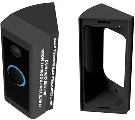 Mars Outpost Corner Mount for RingWired Corner Mounting Bracket 45 Degree Wedge Slim & Strong Mount