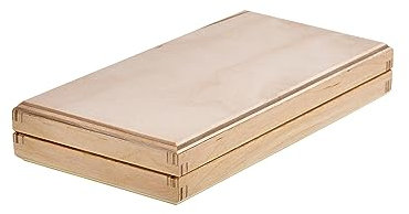 TREELIKESU Holzbox Dollar 21x10x4cm mit Magnet, Geschenkbox, Aufbewahrungsbox, Stiftebox, Holzkiste, Schmuckkästchen, Holzschachtel, Schatzkiste