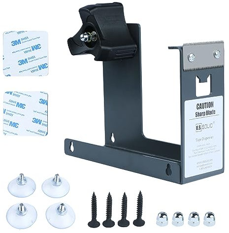 U.S. Solid Tischbandabroller – 6,2 cm Breite, 7,6 cm Kern, 3 Montagemöglichkeiten, extrem langlebig