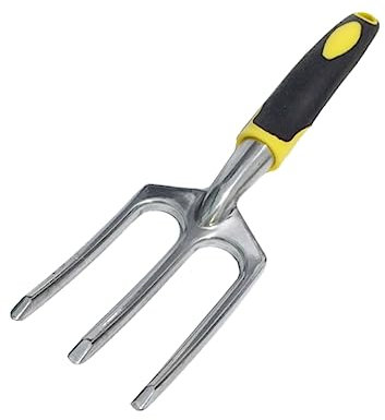 Sosoport Fourche À Outils De Jardinage Poignée Confortable Petit Râteau À Main pour Pots De Fleurs Plantation De Légumes Et Aération du Sol