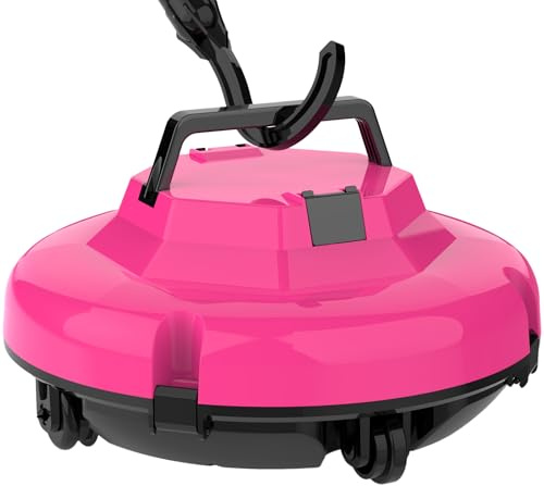 Baopilong Aufrüstung Kabelloser Roboterpoolsauger für obenliegende Pools, 120 - Minuten Laufzeit, Automatischer Poolreiniger für Einbettungspools bis zu 1.000 Quadratfuß, Selbstparkender Poolroboter