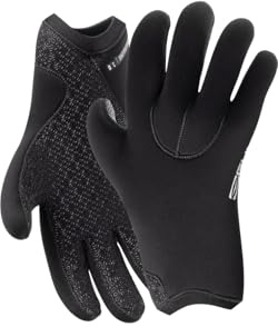 Gul Power 3MM NATUR Glued and Blind Stitched Gloves, Natural Rubber and Super Warm for Water Sports