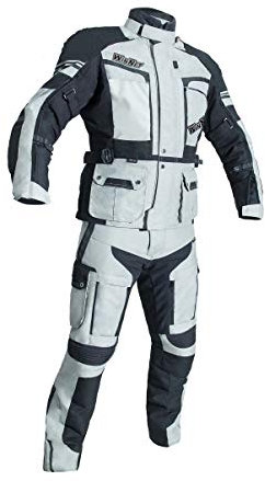 WinNet Completo tuta moto in cordura giacca e pantaloni per turismo (4XL)