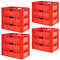 Fleischkiste E2 Fleischkiste Rot Fleischerkiste Fleischkisten Kiste Fleischkiste Eurobox Lebensmittelecht 60 x 40 Metzgerkiste Auswahl Kingpower, Anzahl:12