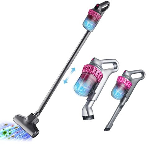 Kabellos Staubsauger 100W 10000Pa, 3-in-1 Split Typ Milbensauger, Dreistufige Saugeinstellung für Zuhause, Auto, Tierhaare