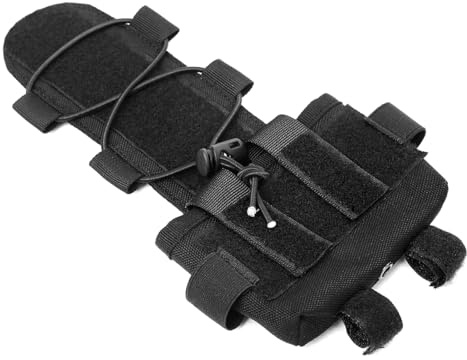 Namvo hållbar hjälm batteripaket taktisk nylon motvikt förvaringsväska för bergsklättring klättring äventyrsväska fästs på hjälm och bälte.