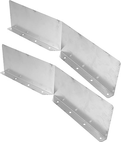 LOORGVEL 2Pièces Déviateurs pour Toit de Maison Robuste Protection les Débordements de Gouttière Accessoires de Toiture pour Éclaboussures